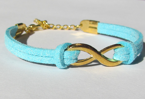 Infinity Bracelet - Teal