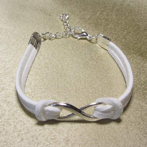 Infinity Bracelet - White