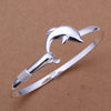 Silver Plated Dolphin Bracelet