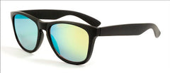 Unisex Black Shades with Green n Blue Mirrors